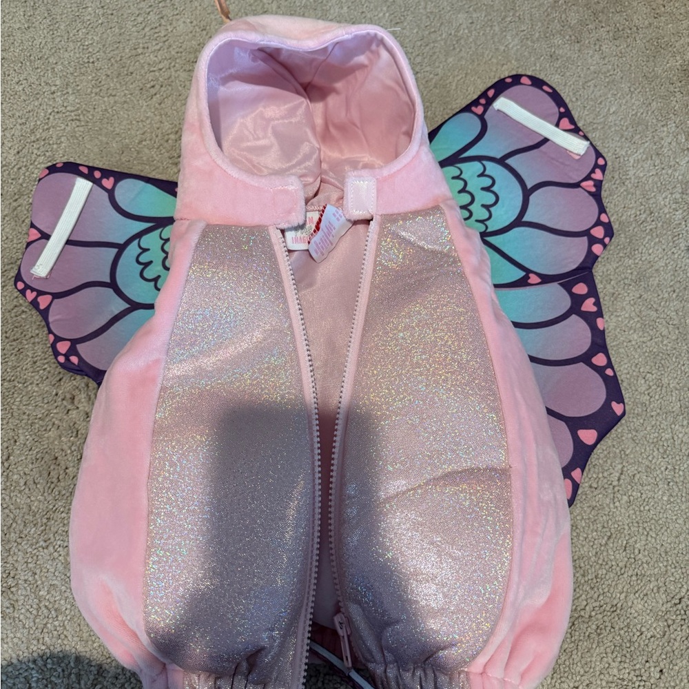 Sparkling Pink Butterfly Costume for Kids
